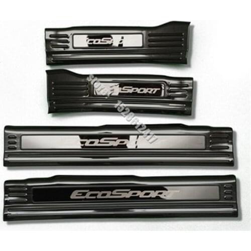 Stainless steel car cuff Plate/Door Sill Door Sill Scuff Plate Welcome Pedal for Ford Ecosport 2013-2020 Car Styling