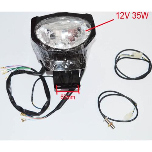 Modified 400cc EEC dirt pit bike enduro speedometer sensor buggy odometer buggy 125cc 200cc 250cc atv quad headlight 35W