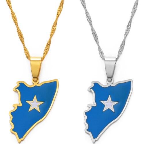 Anniyo Great Somalia Pendant & Necklaces for Women Men Jewelry #148721