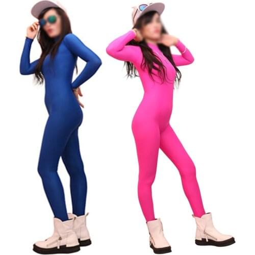 Turtleneck Long Sleeve Bodysuit Bodycon Jumpsuit Tights One Piece Bodystocking Pantyhose Body Sculpting Leotard Shaping Catsuit