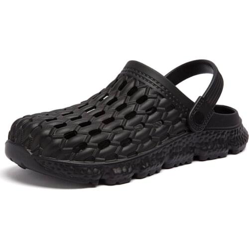 2021 Summer Beach Slippers Casual Slides Men Sea Clogs Sandals Mules Flip Flops Boy Flat Platform Shoes Light Soft Masculina