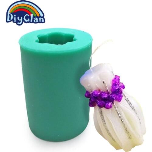 Vase Candle Silicone Mold Cake Decoration Tools Candle Molds Jardiniere Cake Form Baking Tool Chocolate Mould Cake Tools S0459HP