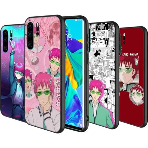 Silicone Cover The Disastrous Life Of Saiki K For Huawei P40 P30 P20 Pro P10 P9 P8 Lite E Plus 2019 2017 Phone Case