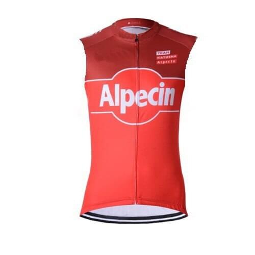 Windstopper 2017 KATUSHA ALPECIN TEAM 2 Colors Sleeveless Cycling Jacket Vest Gilet Mtb Clothing Bicycle Maillot Ciclismo