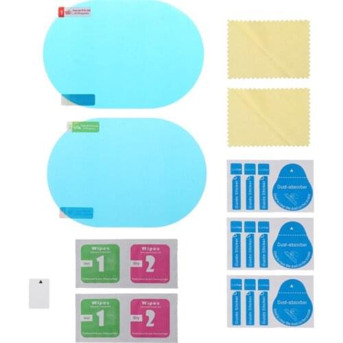 1 Pair Car Anti Water Mist Films Anti-fog Coating Rainproof Rearview Mirror Protective Film