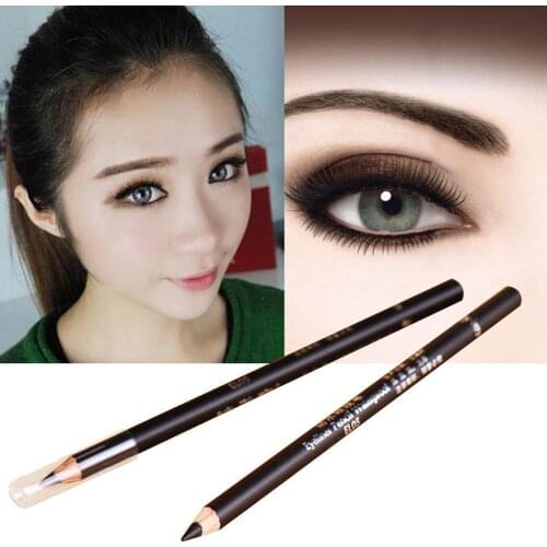 New 2Pcs Eyeliner Pen For Women Waterproof Eyeliner Eye Cosmetic Eye Liner Pencil Black Pen Tool Makeup Beauty Pencil