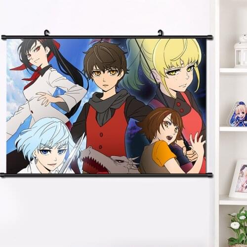 2020 Anime Tower of God Cartoon Twenty-Fifth Bam Rachel Rak Wraithraiser Wall Scroll Poster Home Decor Collection 40*60cm