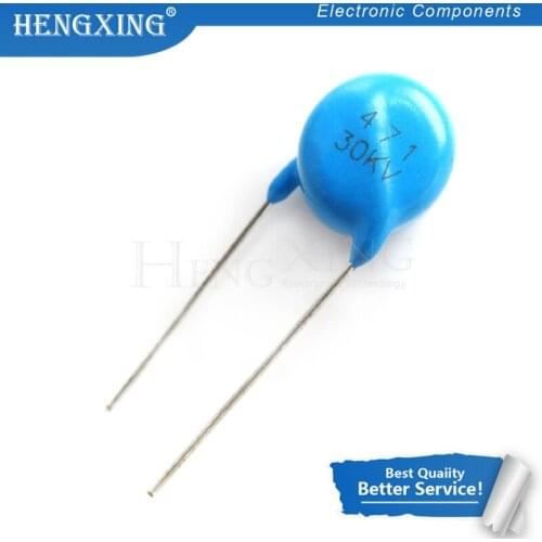 5pcs/lot High voltage ceramic capacitors 30KV 471 30KV 471K In Stock