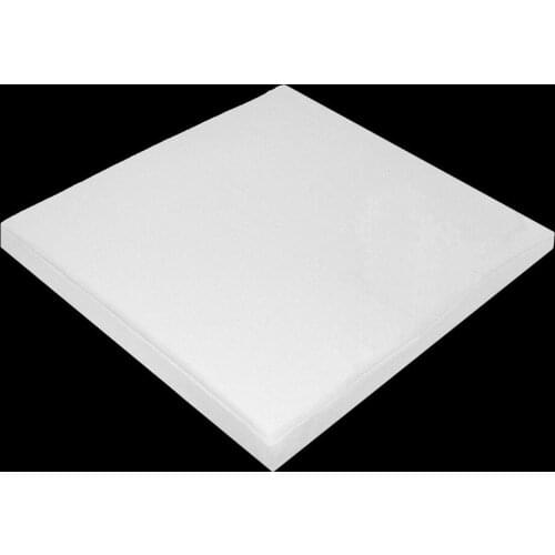 Aa132t White 100% Cotton Canvas Square 3D Box Sofa Seat cover Pillow Case Sofa Seat Cushion Cover (Only sell cover)