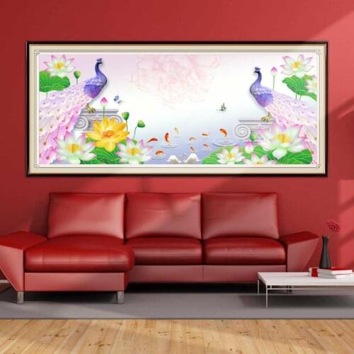5D DIY Peacock Diamond Painting Flower Landscape Diamond Embroidery Cross Stitch Full Square Round Drill Mosaic New Year Gift