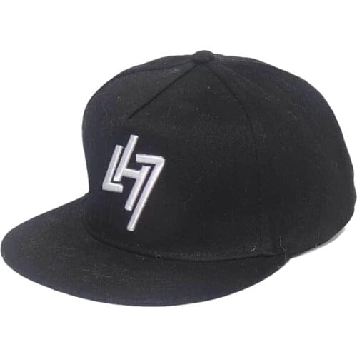 Black Hip Hop Caps Snapback Hat for Men Women Adult Outdoor Casual Sun Baseball Cap Bone Brooklyn Strapback Adjustable Hats