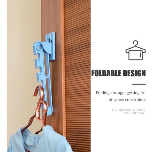 Home Multi-Function No Trace Plastic Hanger Drying Supplies Hook Folding Rack Window Bathroom Door Hook Drop Shipping