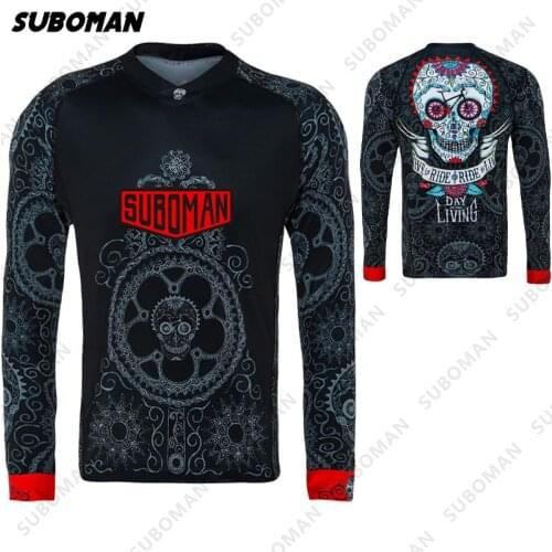 SUBOMAN poc Motocross Jersey Bicycle BMX Mountain Downhill Bike Long Sleeve Enduro Racing Shirts Cycling Jerseys DH MTB Offroad
