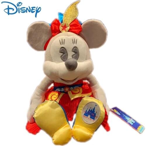 Disney Genuine Variety Minnie Mouse Kawaii Action Figure Plush Toys Decor Cute Anime Figures Stuffed Plush Dolls Kids Toys Gifts