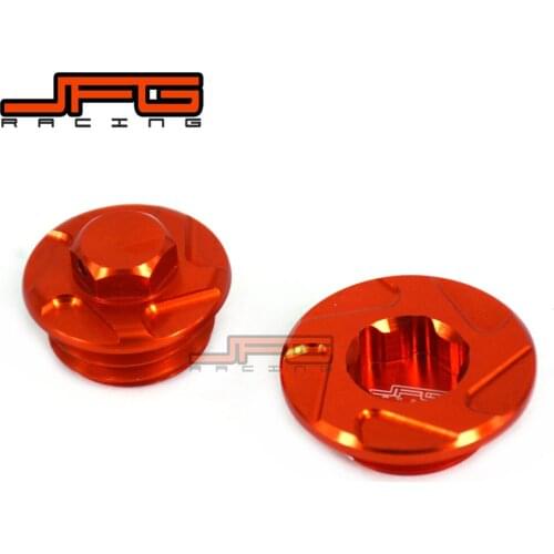 Engine Ignition Cover Plug & Oil Filler Plug Cap For KTM EXC-F 250 350 SXF 250 350 450 505 XC-F 350 450 505 XCF-W 250 350 SMR450