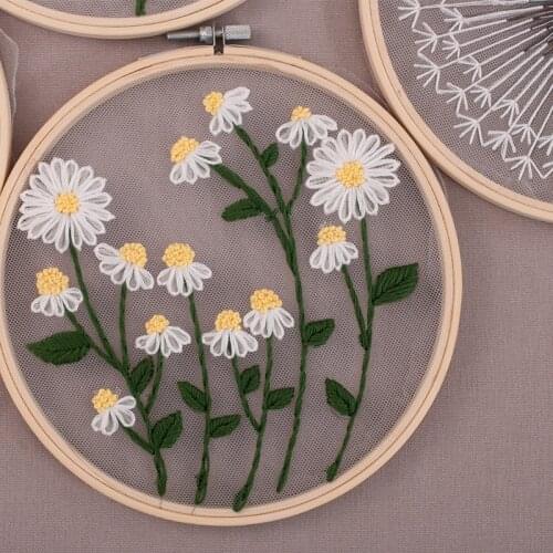 DIY Embroidery Material no shelf Stitch Accessories Non-finished Products Material Package Floral Cross Stitch Embroidery Kit
