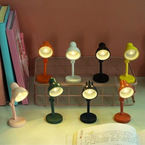 Mini LED student desk lamp, bedroom, reading, no plug, reading, small lamp