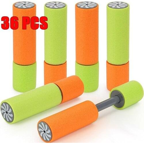 Wholesale 36Pcs/set Foam Water Guns Pistol Shooter Super Cannon Toys For Kids Children Beach Bath Room Baby Bath Game toys