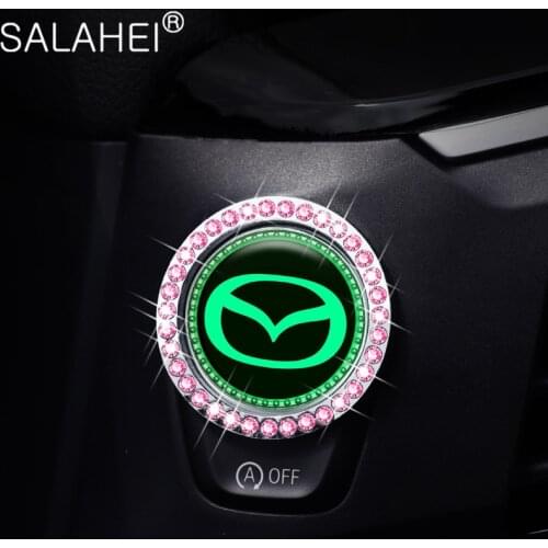 Car Engine Ignition One-click Start Button Decal For Mazda 2 3 6 Demio CX3 CX-5 CX5 CX 5 CX7 CX9 MX5 Axela ATENZA 2017 2018 2019