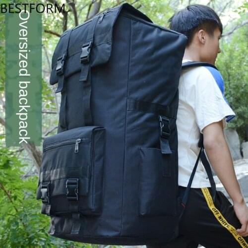 120L large Men Hiking Rucksack Camping Backpack Army Bag Outdoor Climbing Trekking Mountaineering Mochila Sport