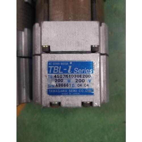 TS4507N4030E200 servo motor , used in good condition . 85% appearance new , good working , free shipping