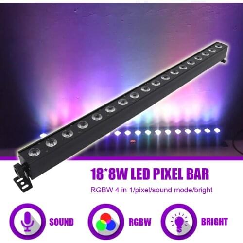 24*4W RGB 3 in 1 LED Pixel Bar Stage Effect Wall Wash For Dj Disco Party Event Show Concert Wedding 1M DMX Sound Auto Mode