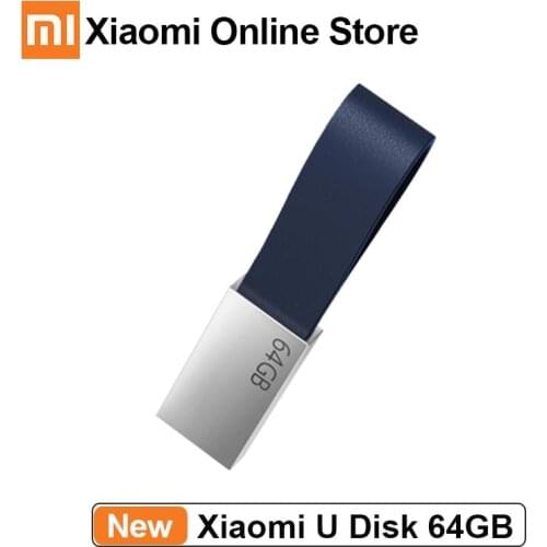 Xiaomi Mi U Disk 64GB USB3.0 Memory Stick Metal Flash Drives PC Laptop High-Speed Transmission Design Metal Body U Disk 64GB