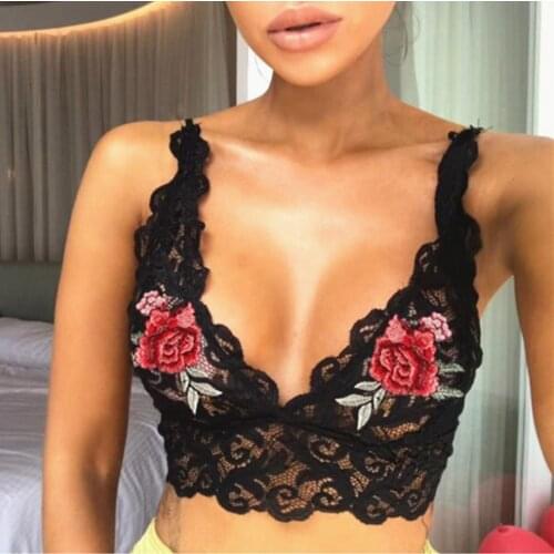 Women Lingerie With Garter Belts Sexy Bra Jumpsuit Lingerie Tops Bra Casual Lace Print Bra Suspenders Sexy Bra Underwear 2021