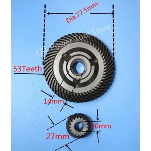 1 Pair Crown Spiral Bevel Gear Set Replacement for BOSCH GWS20-180 GWS24-180 GWS18-180 GWS19-180 GWS20-180JH GWS22-180 GWS2000