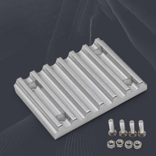 1Pcs 3M 5M 8M Timing Belt Connection Clamping Plate Aluminum Arc Connector Clamping Tooth Plate Width10-30mm