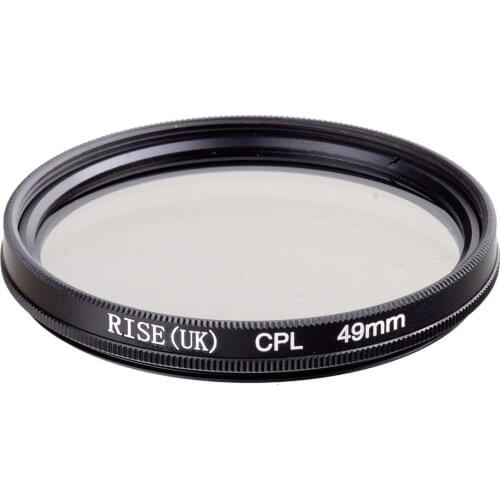 10 pcs RISE(uk) 49mm Circular Polarizing CPL C-PL Filter Lens 46mm For Canon NIKON Sony Olympus Camera