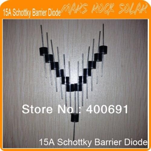 15A Schottky Barrier Diode / Solar Schottky Diode / Solar Junction Box Schottky Bypass Diodes 15A