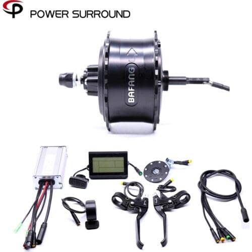 2020 Eletrica Waterproof 48v750w Bafang Fat Rear Electric Bike Conversion Kit Brushless Motor Wheel With Ebike System
