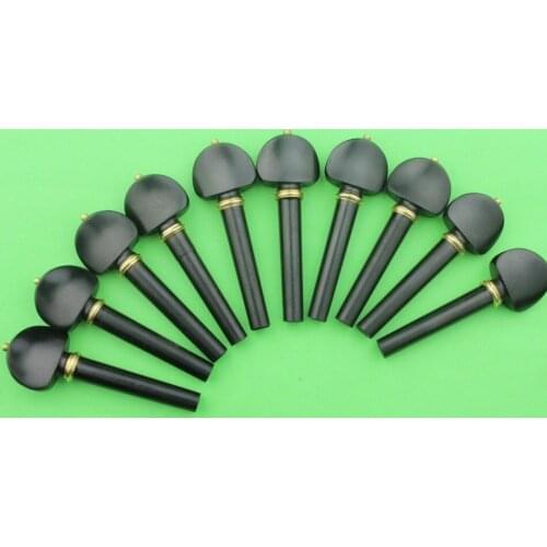 40pcs top Violin Pegs Ebony Violin Tuning Pegs 4/4 size Violin Accessories