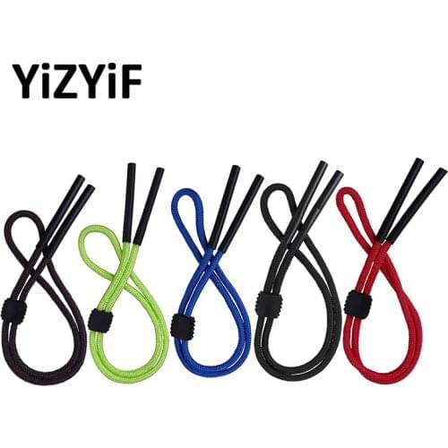 5pcs Glasses Strap Chain Adjustable Eyewear Retainer Safety Sunglass Strap Rope Sports Eyeglass Neck Strap Holder Accessory