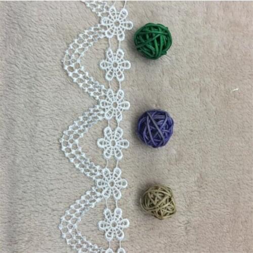 White black lace fabric Webbing Decoration packing Material roll