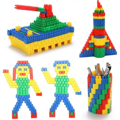 Creative Bullet Building Blocks City Technic Creator DIY Bricks Bulk Model Figures Develop Educational Toys Kids Brinquedos Gift