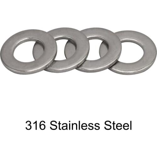M20 M24 M20*37*3 M20x37x3 M24*44*4 M24x44x4 DIN125 GB96 316 Stainless Steel 316SS Enlarged Plain Gasket Thick Flat Washer