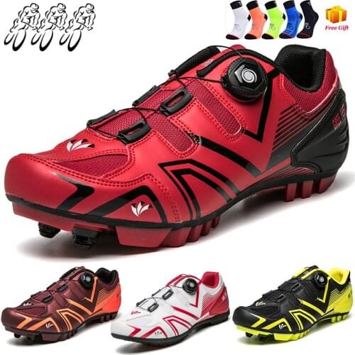 2021 New Mountain Biking Shoes Men, Hiking Outdoor Sports SPD Cycling Shoes, Professional Track Road Cycling Shoes Women