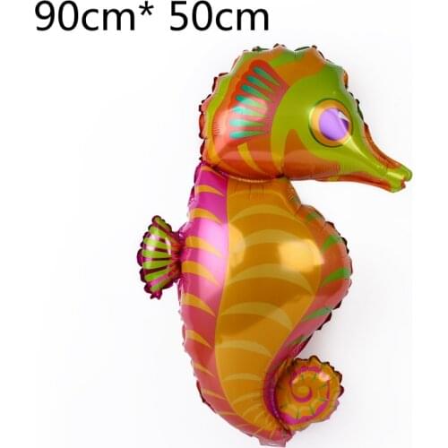 New Large Marine Animal Balloon Aluminum Film Octopus Inflatable Toy Great White Shark Seaside Party Decoration Helium