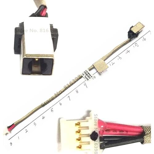 New DC JACK FOR LENOVO IdeaPad Flex 4-1580 Yoga 710-15IKB DC in Cable DC30100W800 17CM