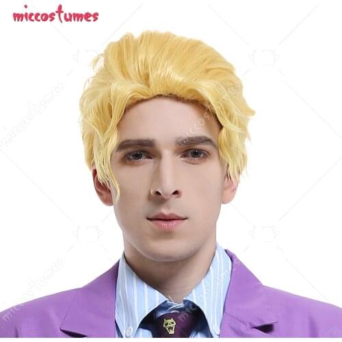 Jojos Bizarre Adventure Kira Yoshikage Cosplay Wig