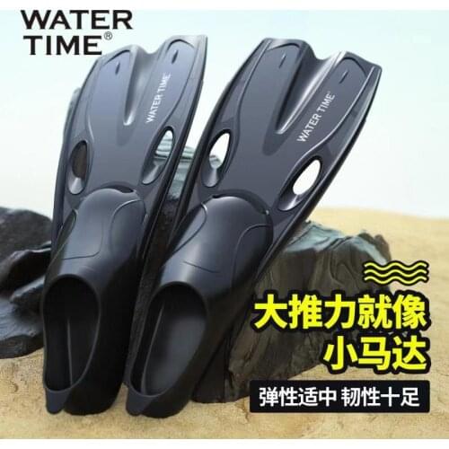 Adult Flexible Swimming Fins Submersible Long Swimming Snorkeling Foot Diving Fins Flippers Diving Socks Water Sports