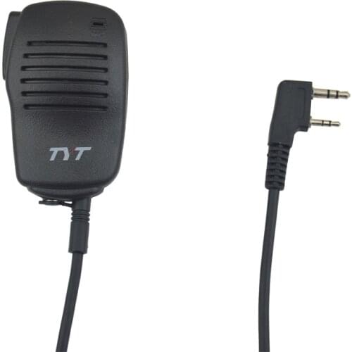 TYT walkie talkie Hand Speaker mic Microphone Shoulder Remote Two Way Radio For MD-380 MD-390 MD-280 DM-UVF10 TH-UV8000D