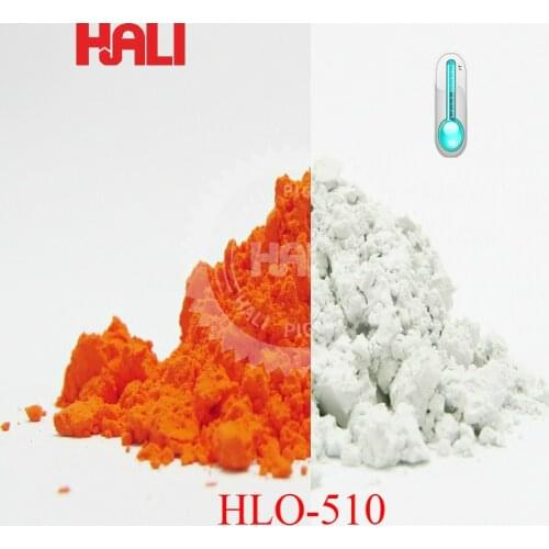 Thermochromic pigment,thermochromic powder,item:HLO-510,color:orange,activate temperature:31centigrade,1lot=10gram,free shipping