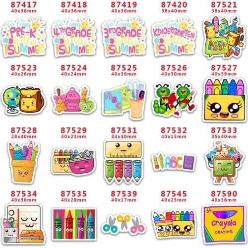 DIY Craft Supplies cartoon character printed flat back planar resins 30 pieces PR87417