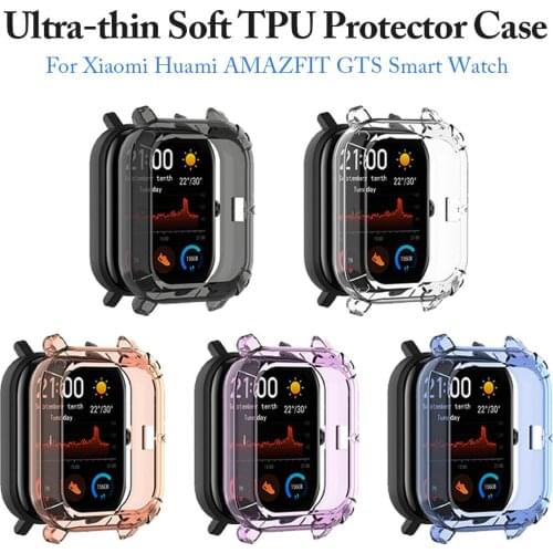 Ultra-thin Soft TPU Protector Cover Case Shell Protector For Xiaomi Huami AMAZFIT GTS Smart Watch Bracelet Protective Cases