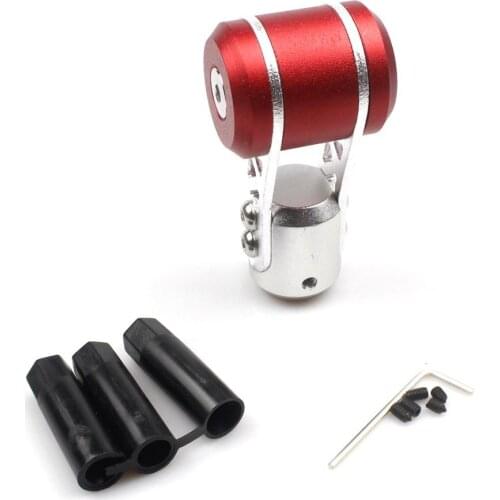 Universal Gear Shift Knob Red Aluminum Throttle Manual Shifter Lever Accessories