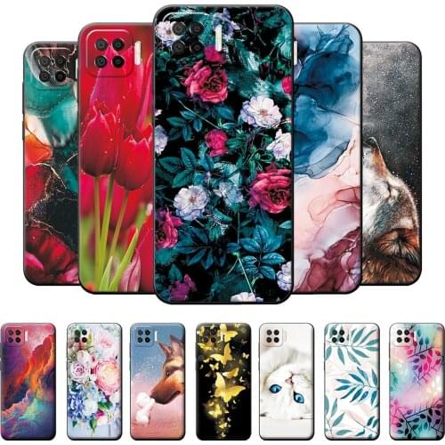 Back Cover For Oppo Reno 4 Lite Case Oppo Reno 4 Lite Bumper Soft TPU Silicone Cover For Oppo Reno 4 Lite Case Coque 6.5 inch