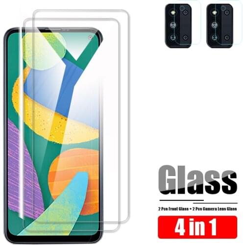 HD Protective Glass For Samsung F52 5G Tempered Glass Camera Lens Film And Front Screen Protector On For Samsung Galaxy F52